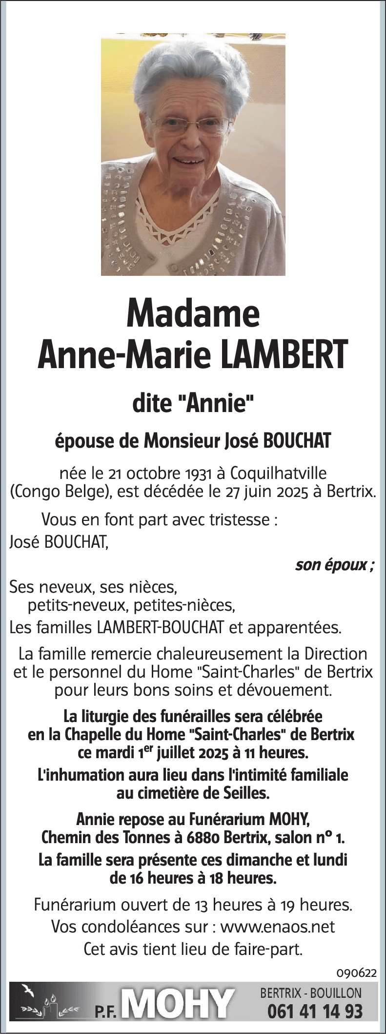 Anne-Marie LAMBERT