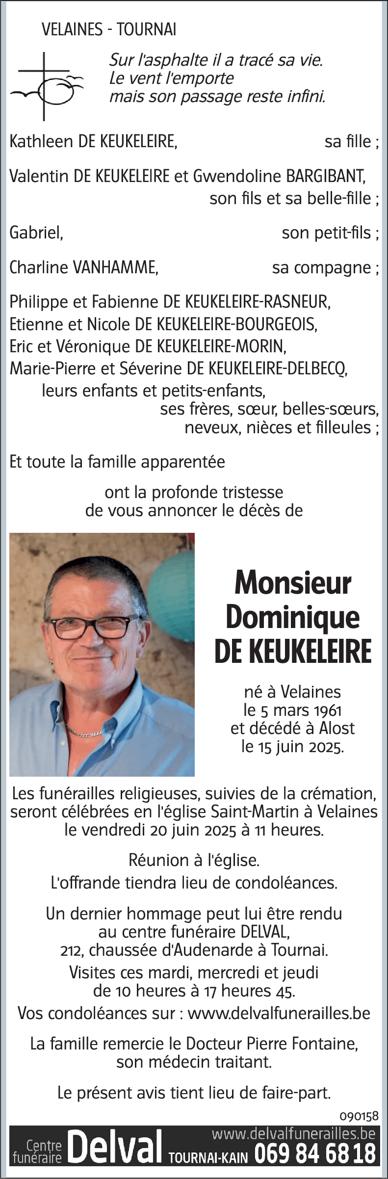 Dominique DE KEUKELEIRE