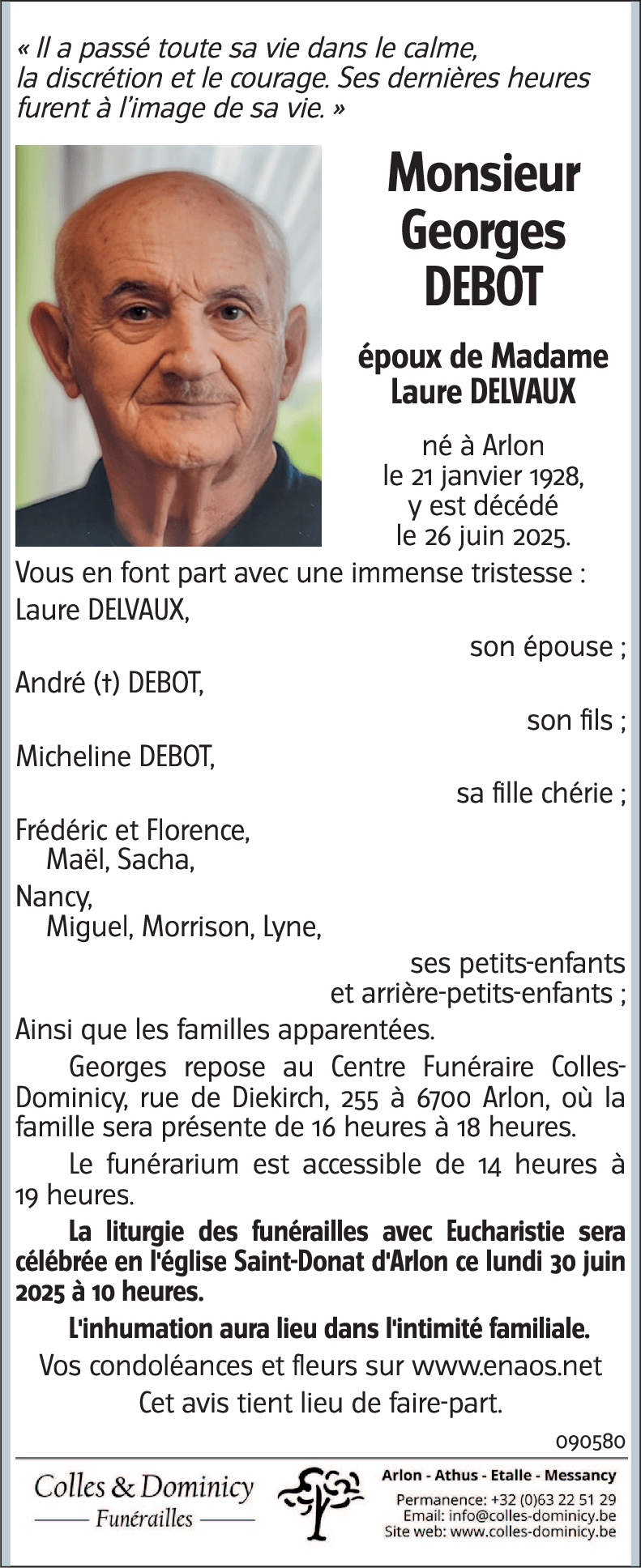 Georges DEBOT