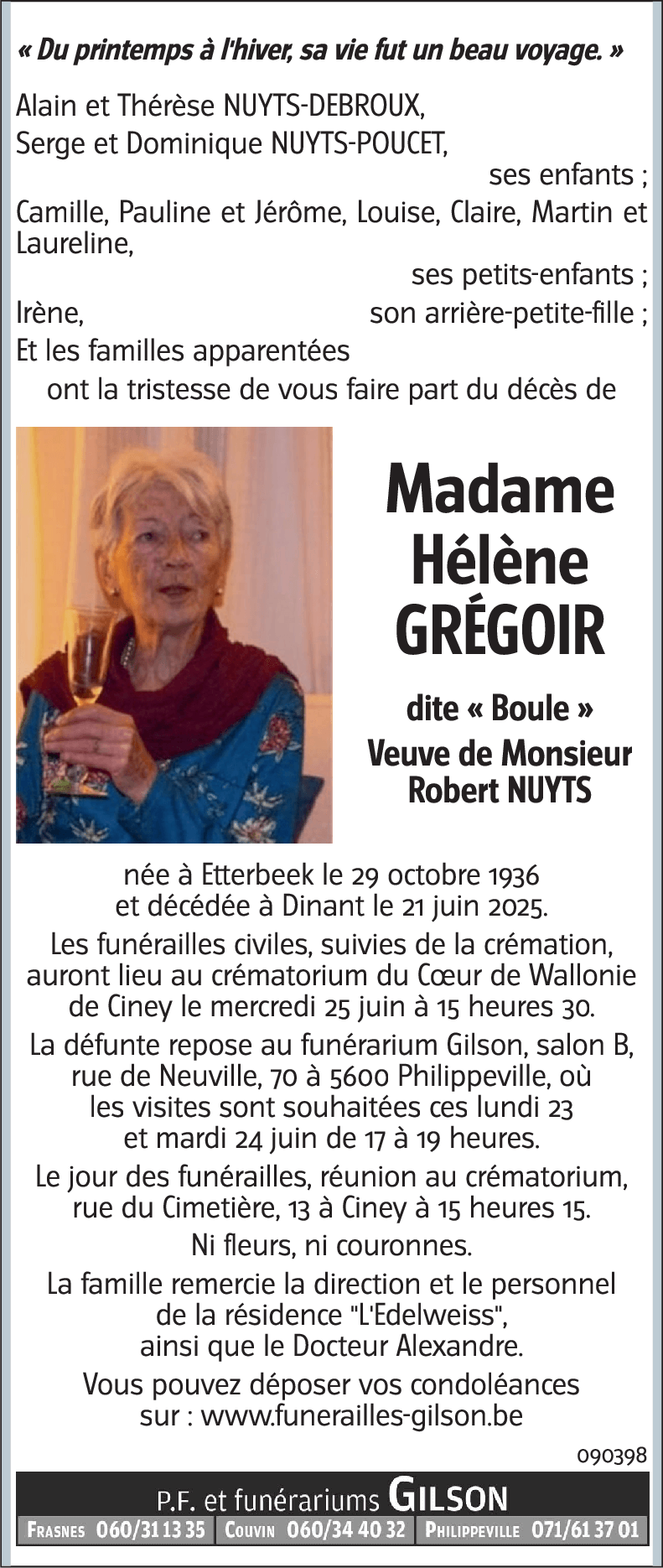 Hélène GRÉGOIR