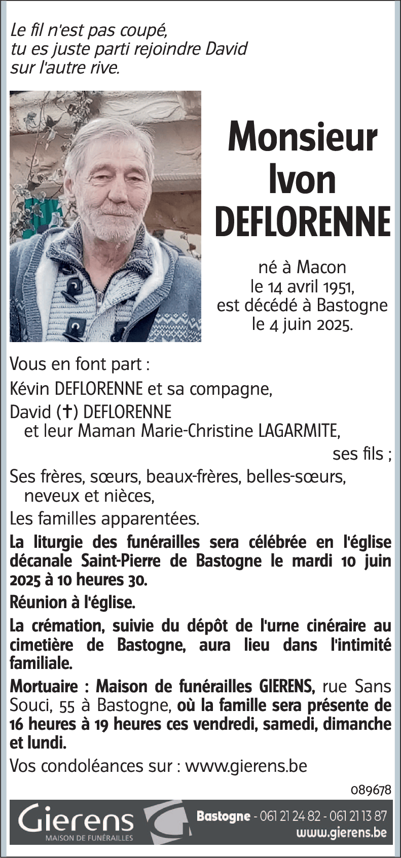 Ivon DEFLORENNE