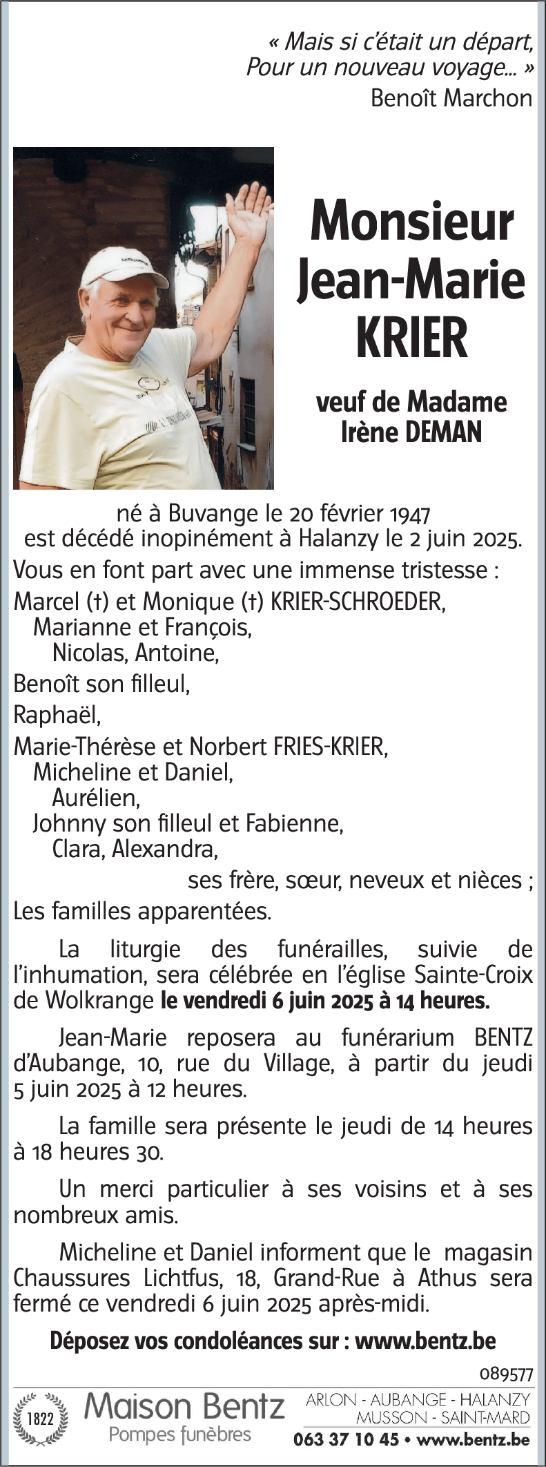 Jean-Marie KRIER