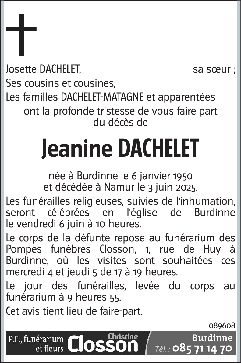 Jeanine DACHELET