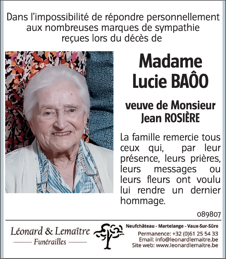 Lucie BAÔO