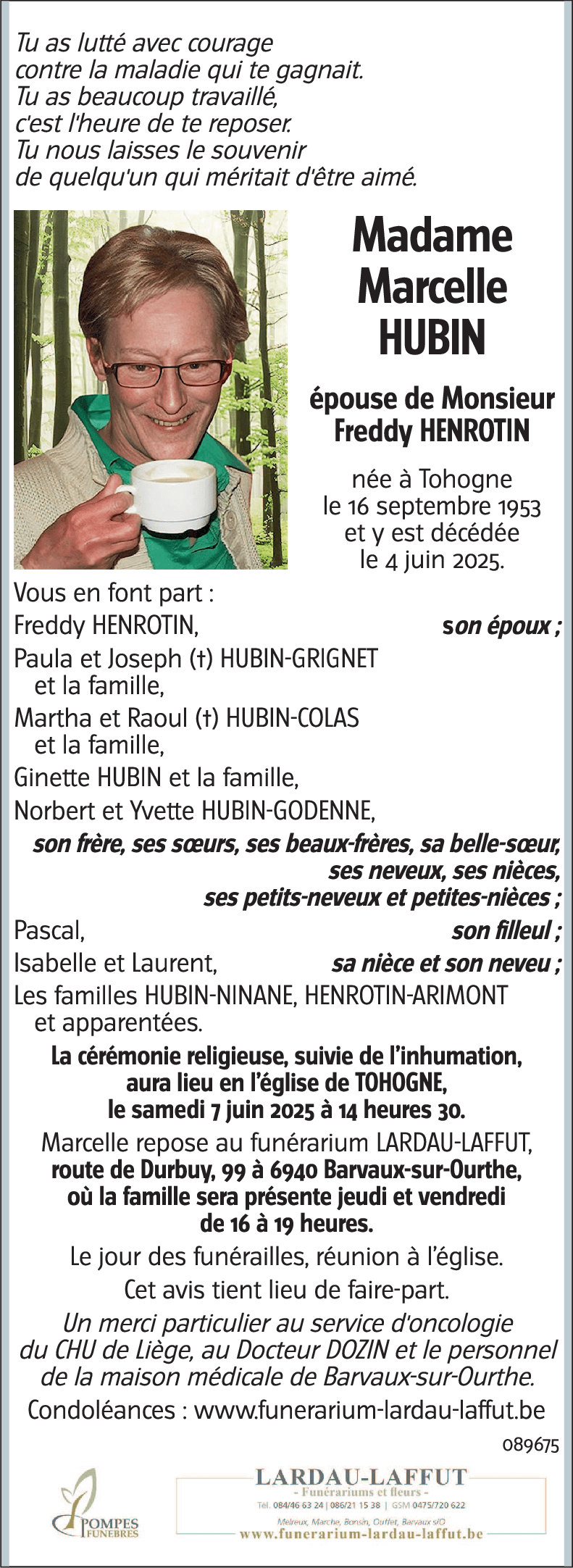 Marcelle HUBIN