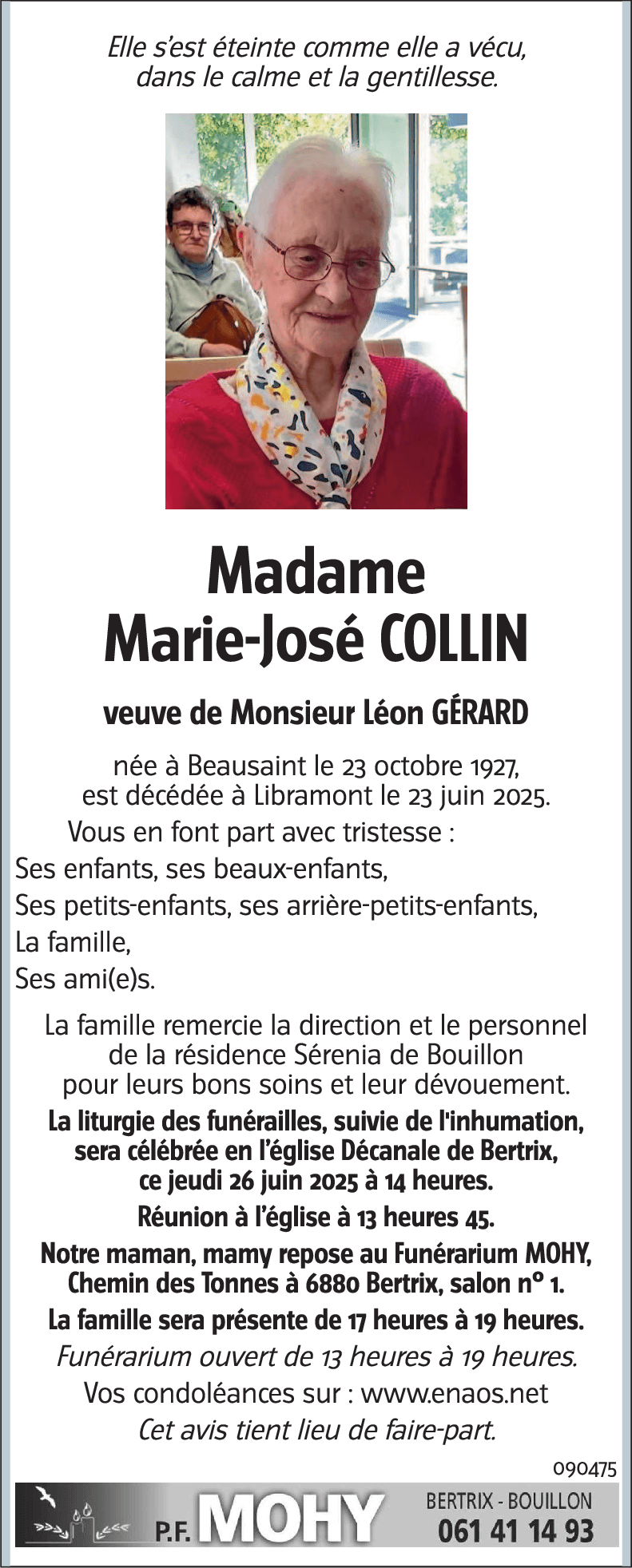 Marie-José COLLIN