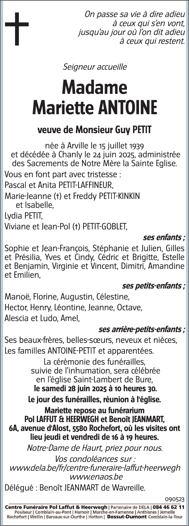 Mariette ANTOINE