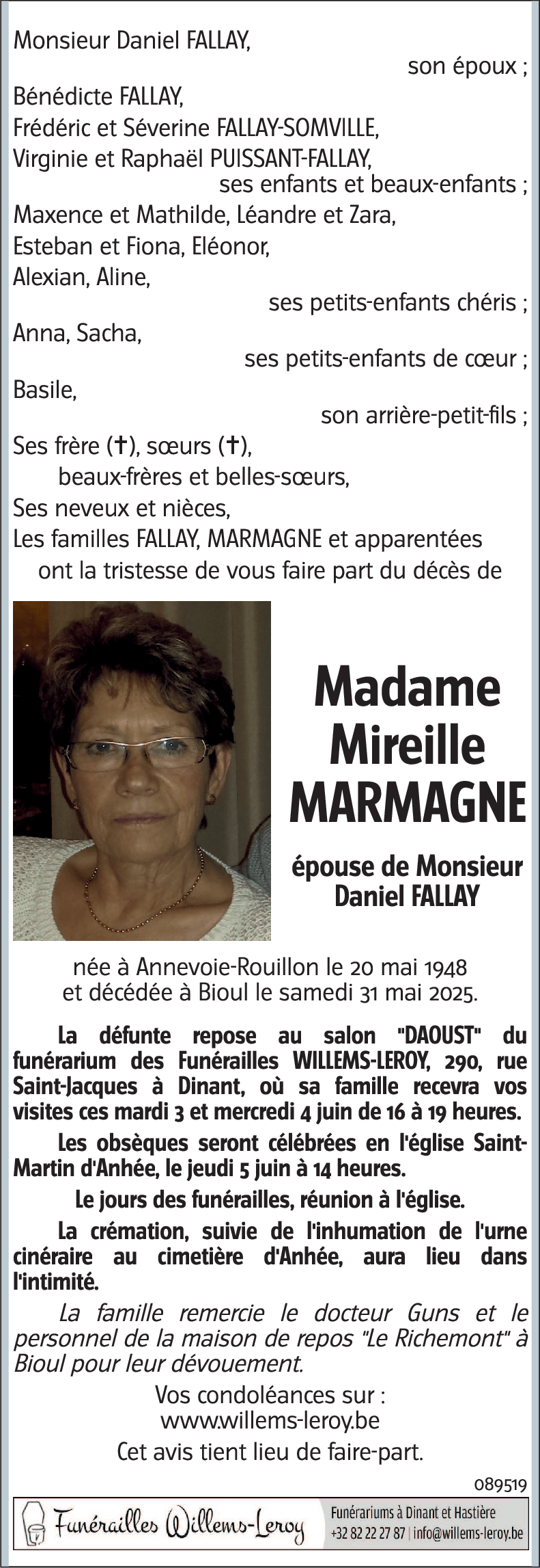 Mireille MARMAGNE