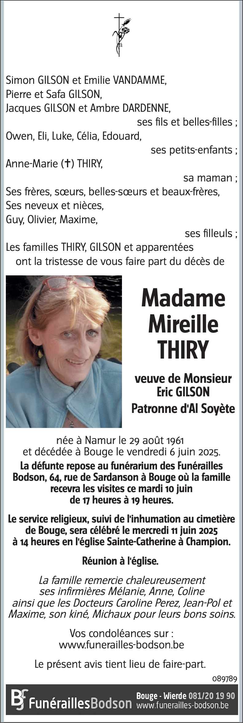 Mireille THIRY