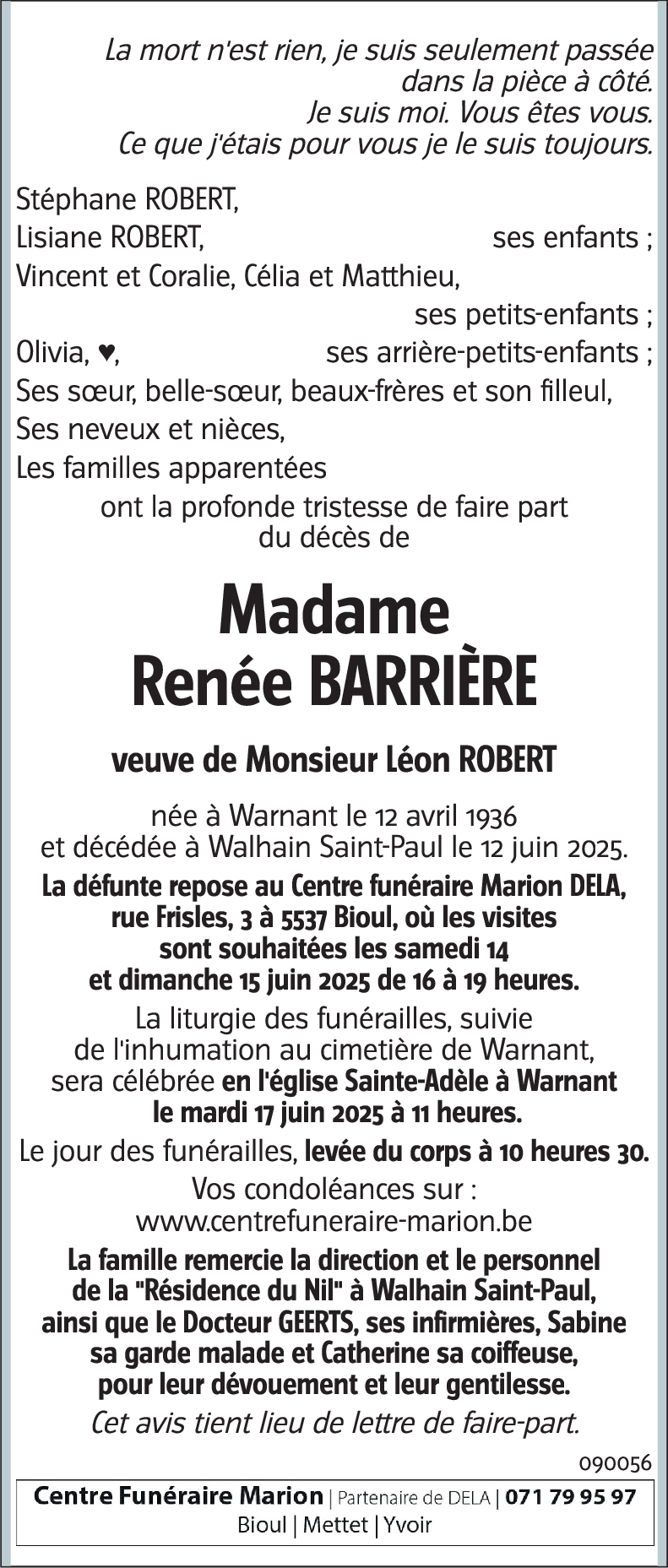 Renée BARRIÈRE