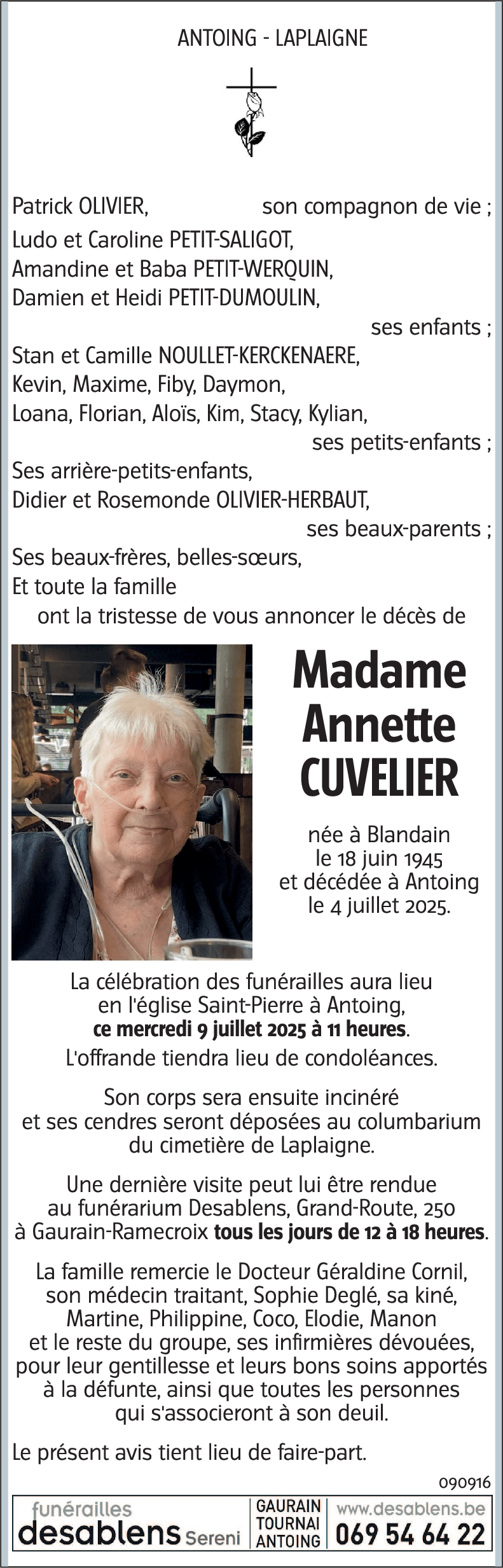 Annette CUVELIER