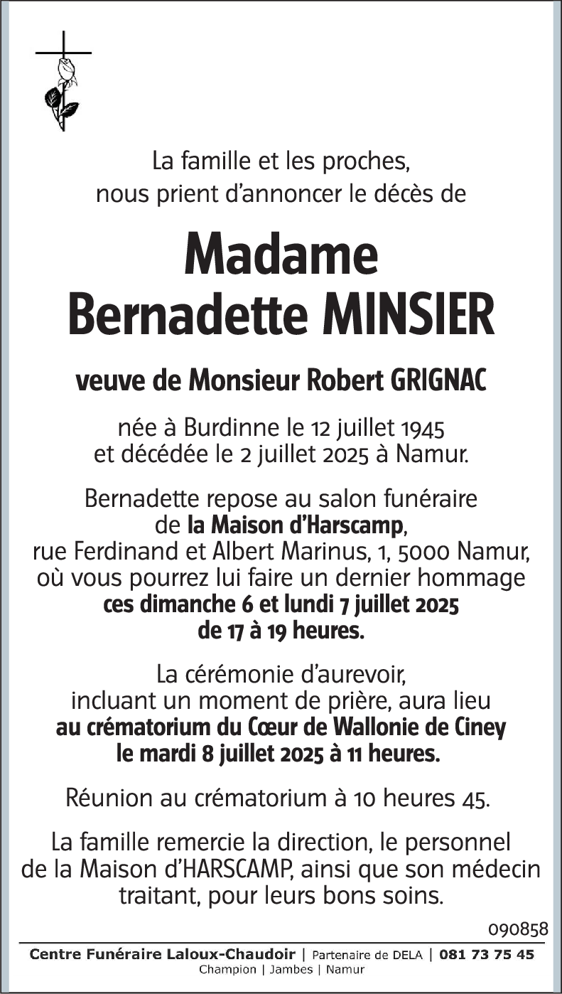 Bernadette MINSIER
