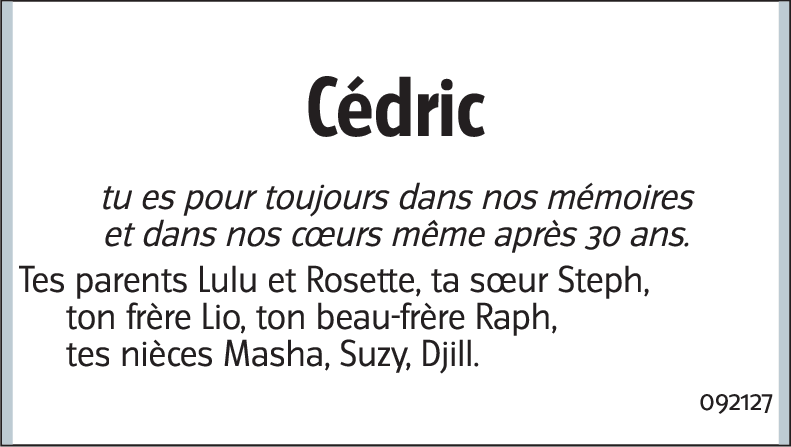 Cédric Quevrin