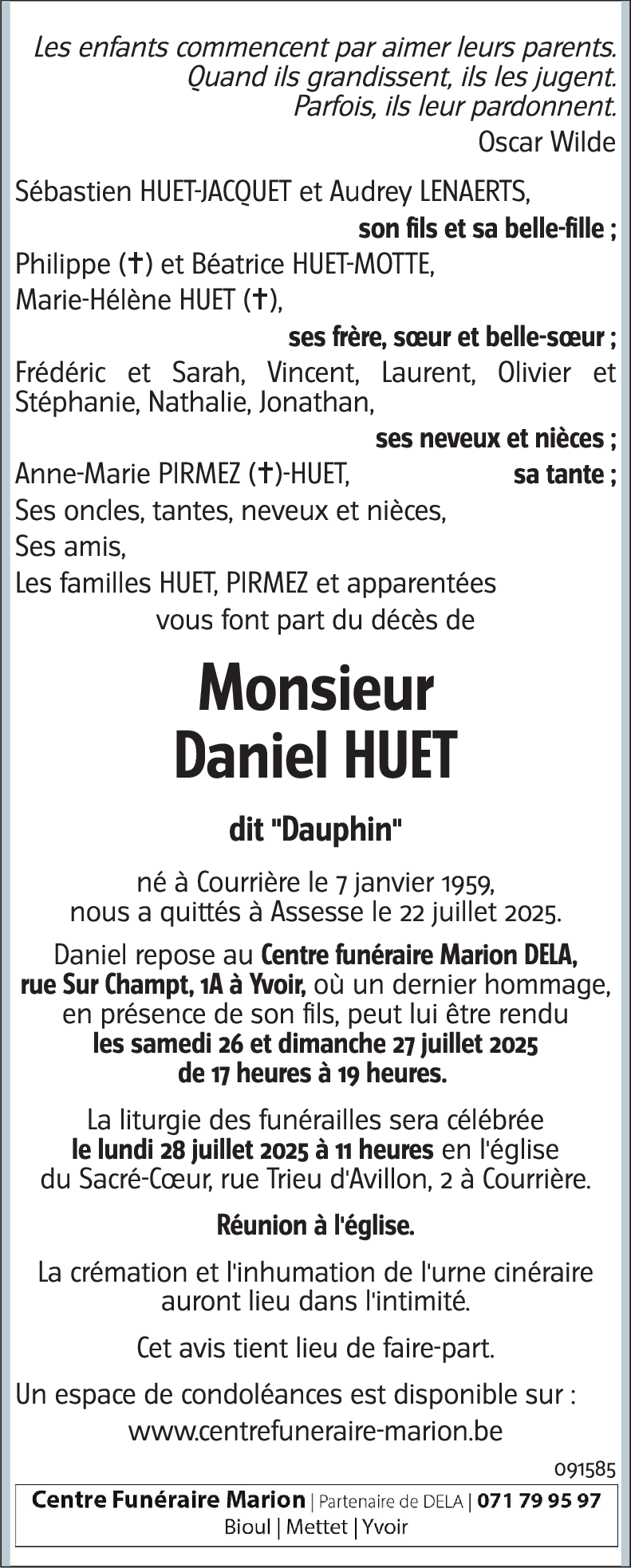 Daniel HUET