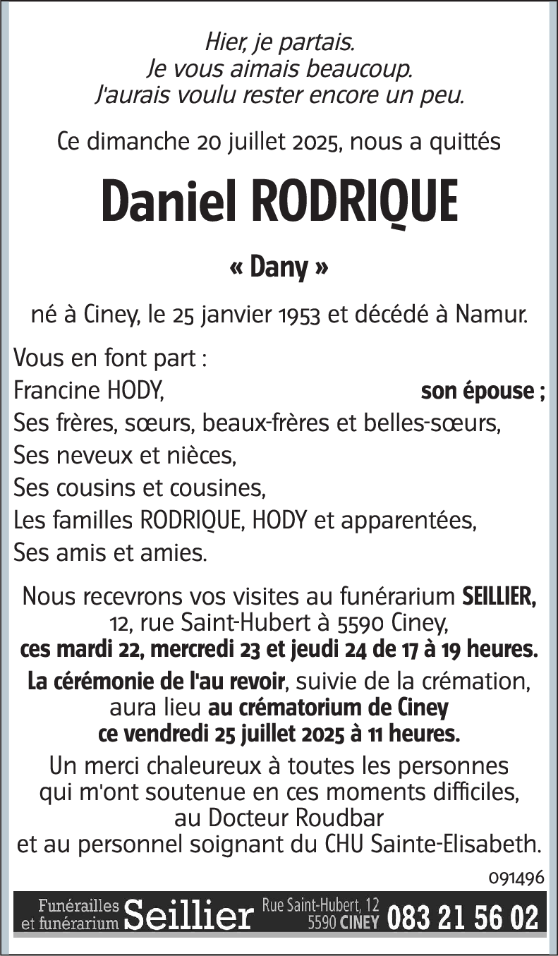 Dany RODRIQUE