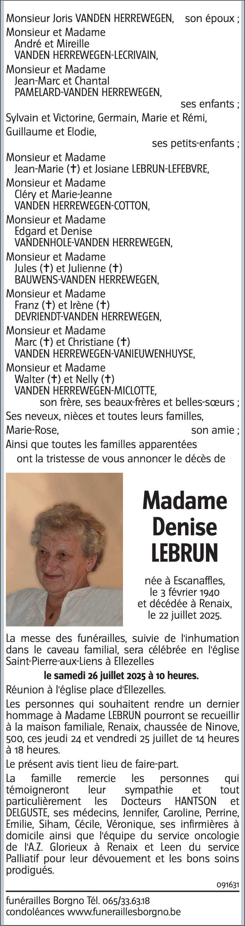 Denise LEBRUN
