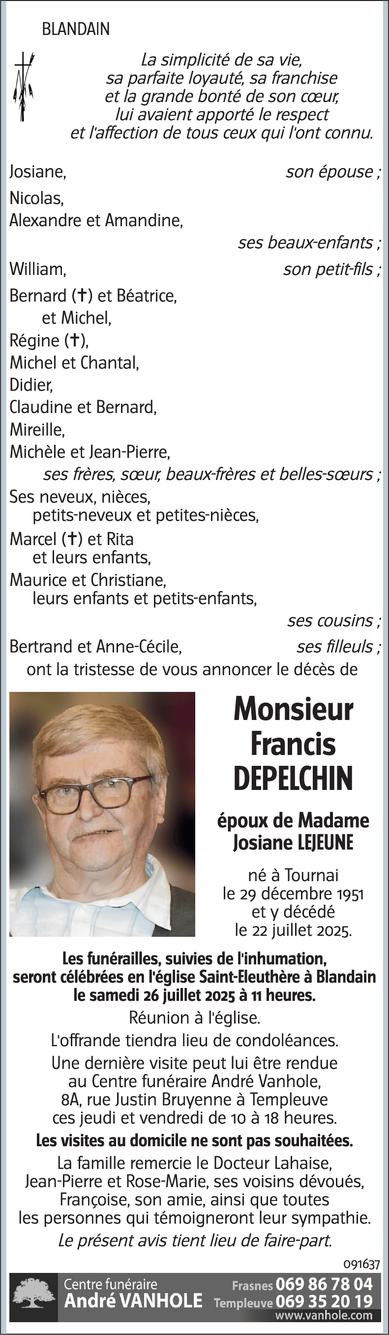Francis DEPELCHIN