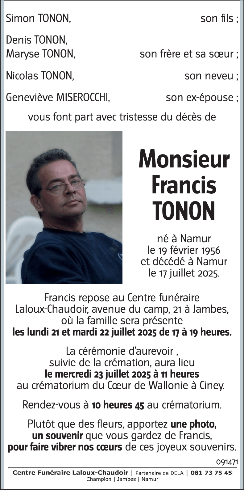 Francis TONON