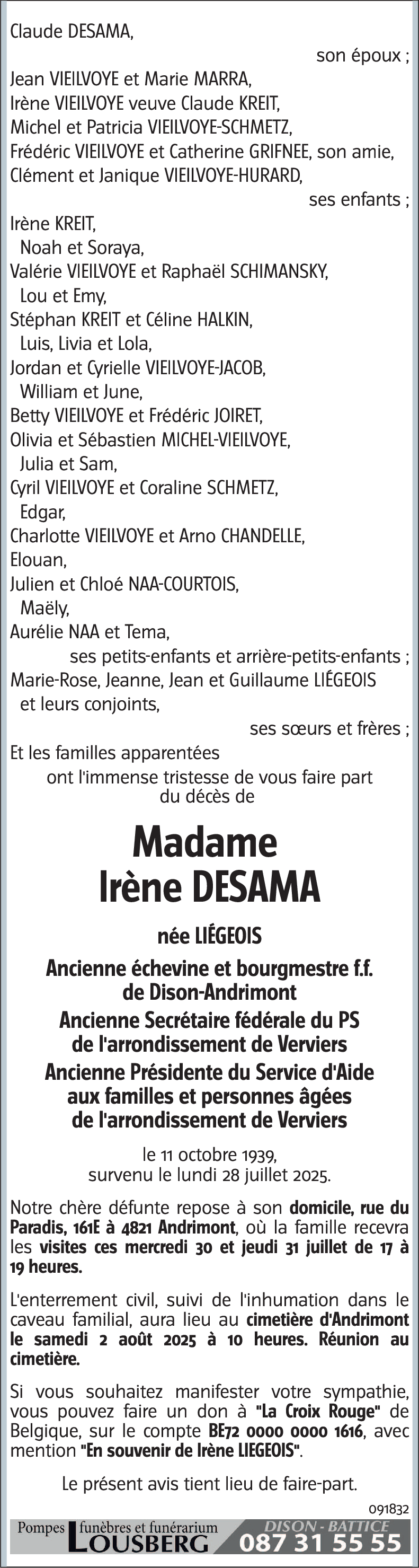 Irène LIÉGEOIS