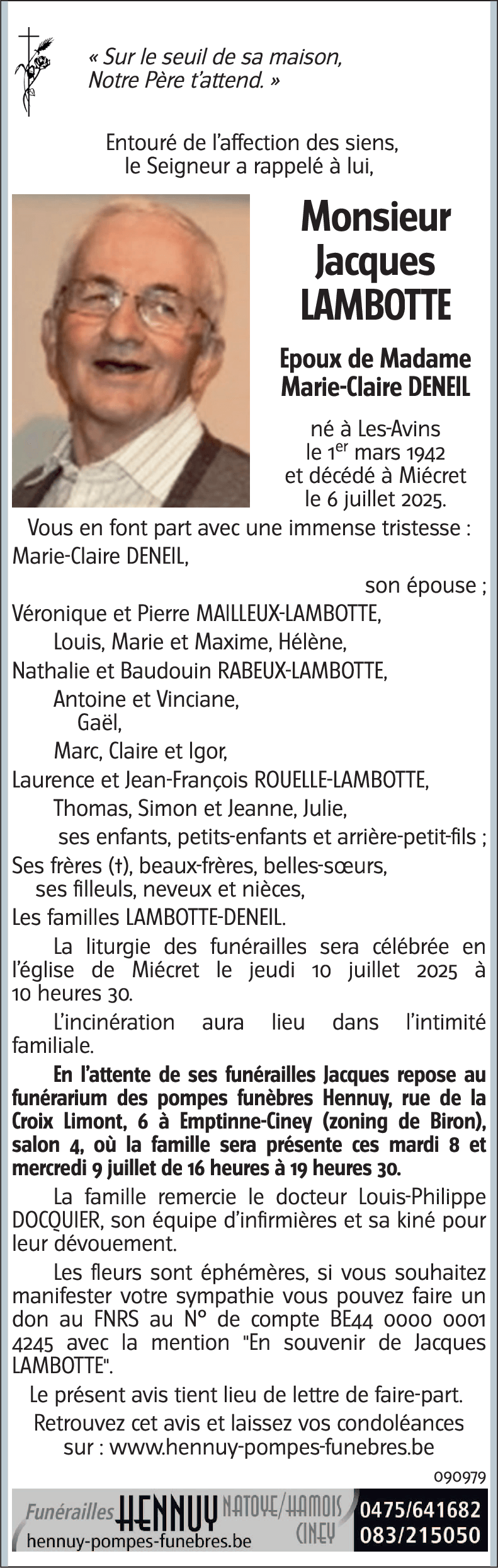 Jacques LAMBOTTE
