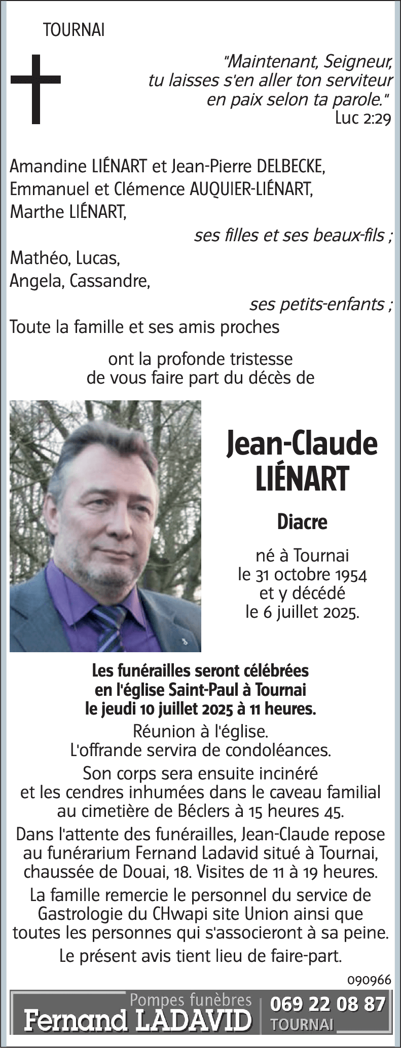 Jean-Claude LIÉNART