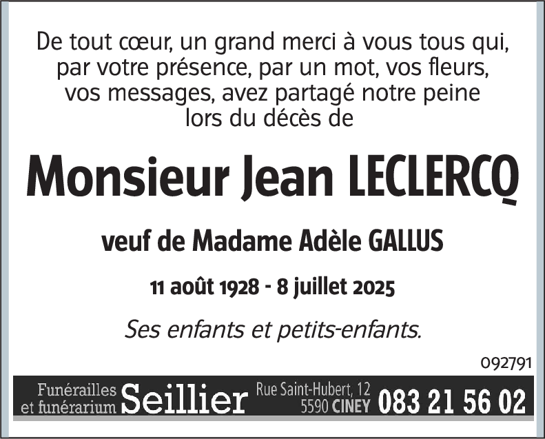 Jean LECLERCQ