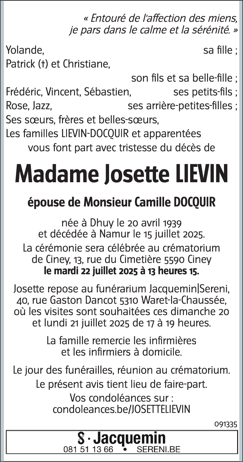 Josette Lievin