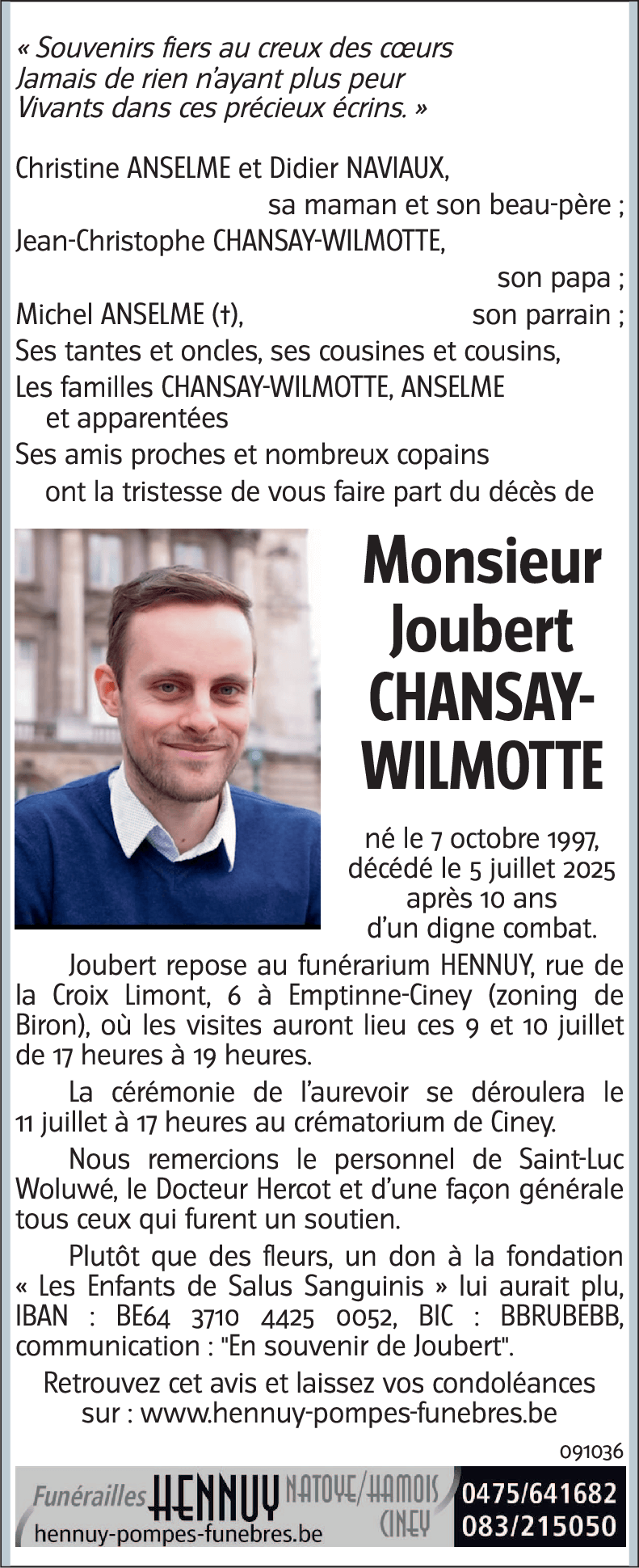 Joubert CHANSOY-WILMOTTE
