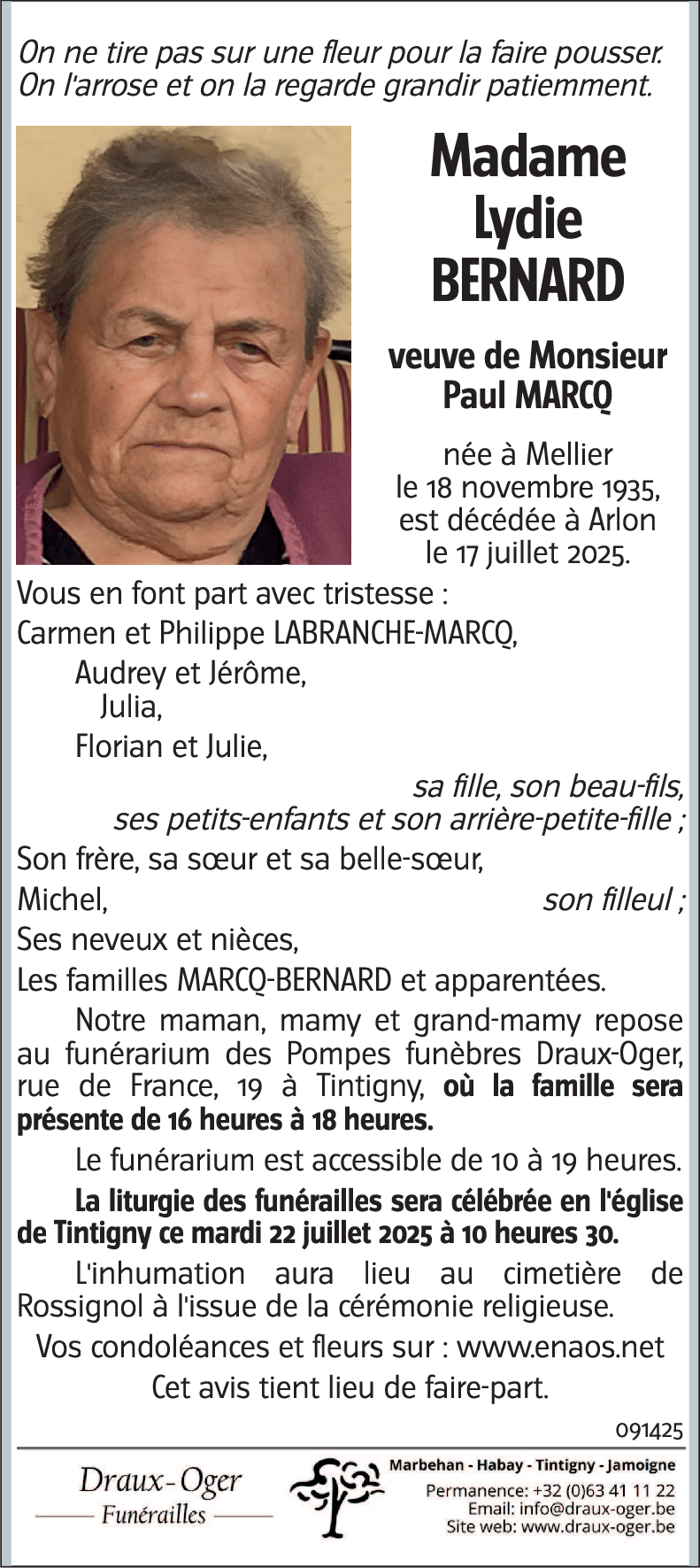 Lydie BERNARD