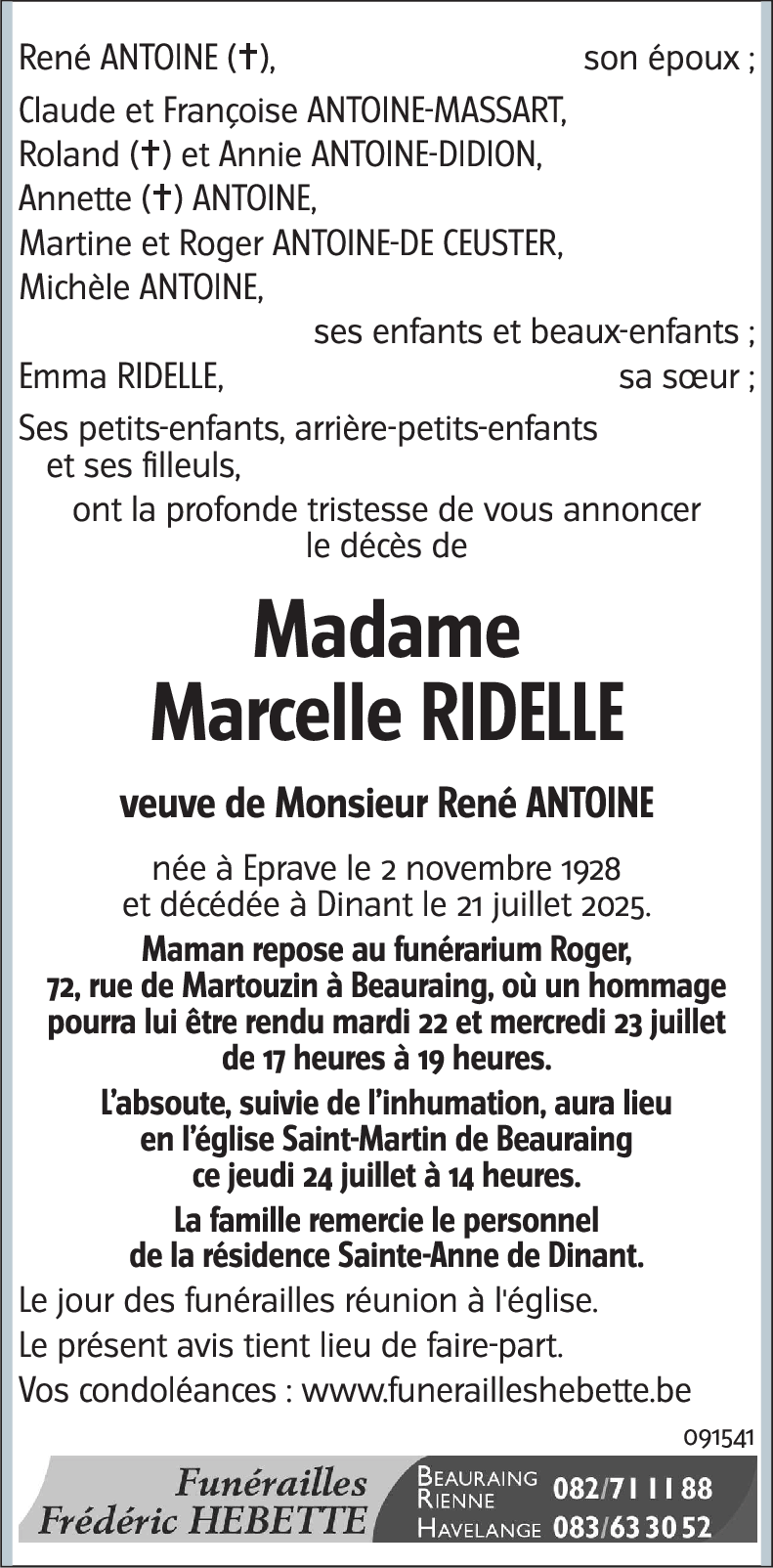 Marcelle Ridelle