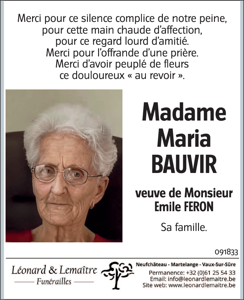Maria BAUVIR