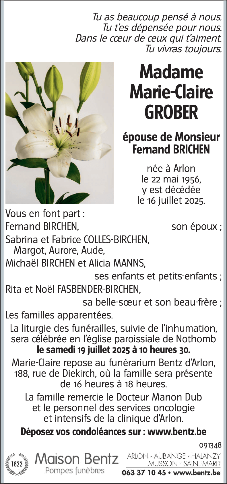 Marie-Claire GROBER