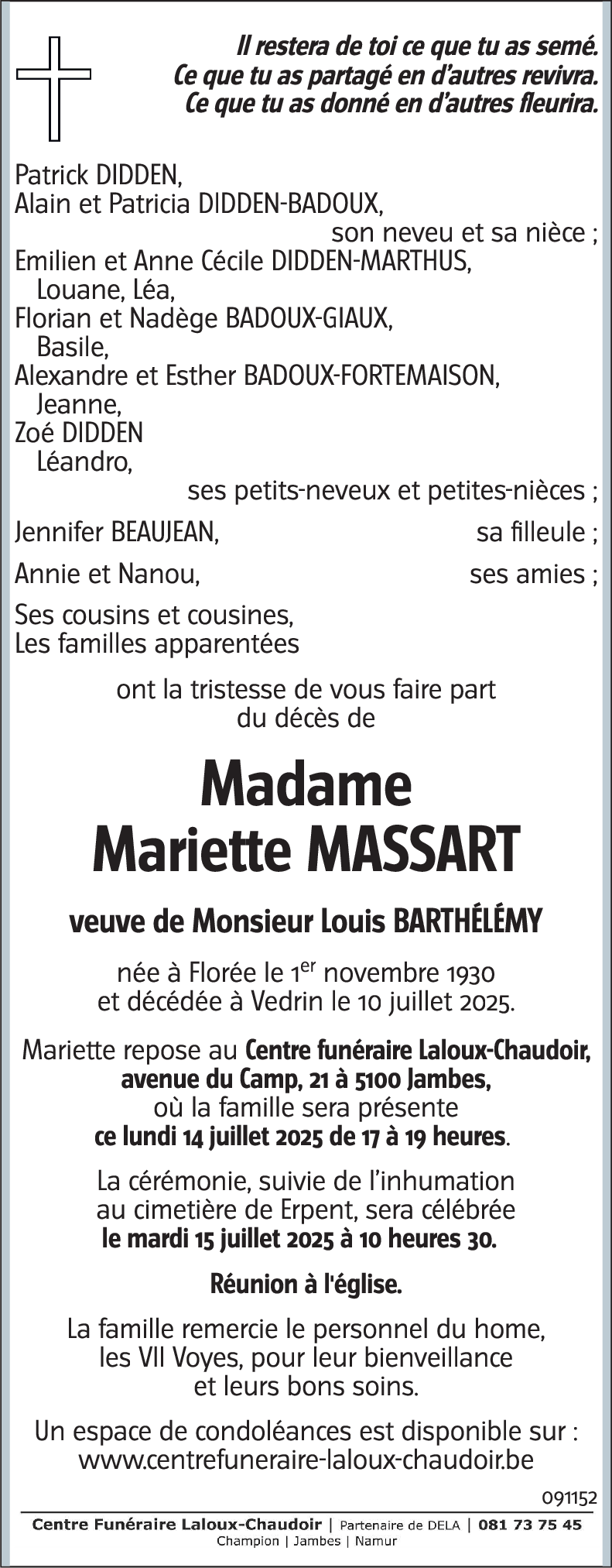 Mariette MASSART
