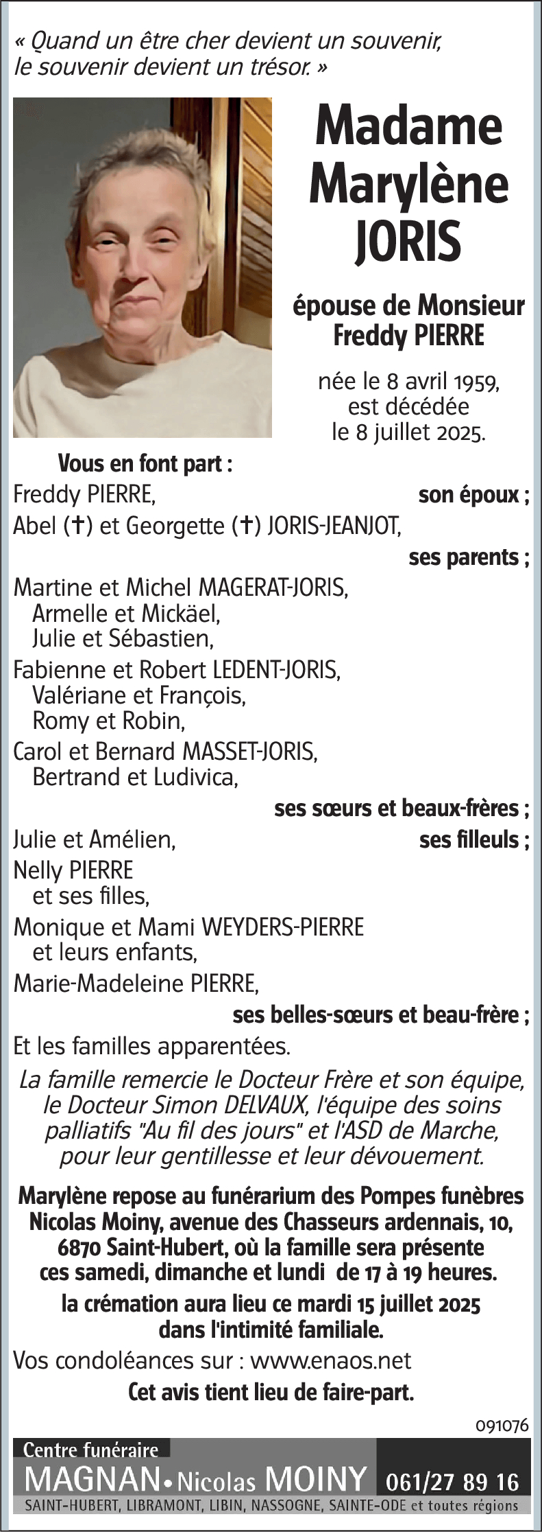 Marylène JORIS