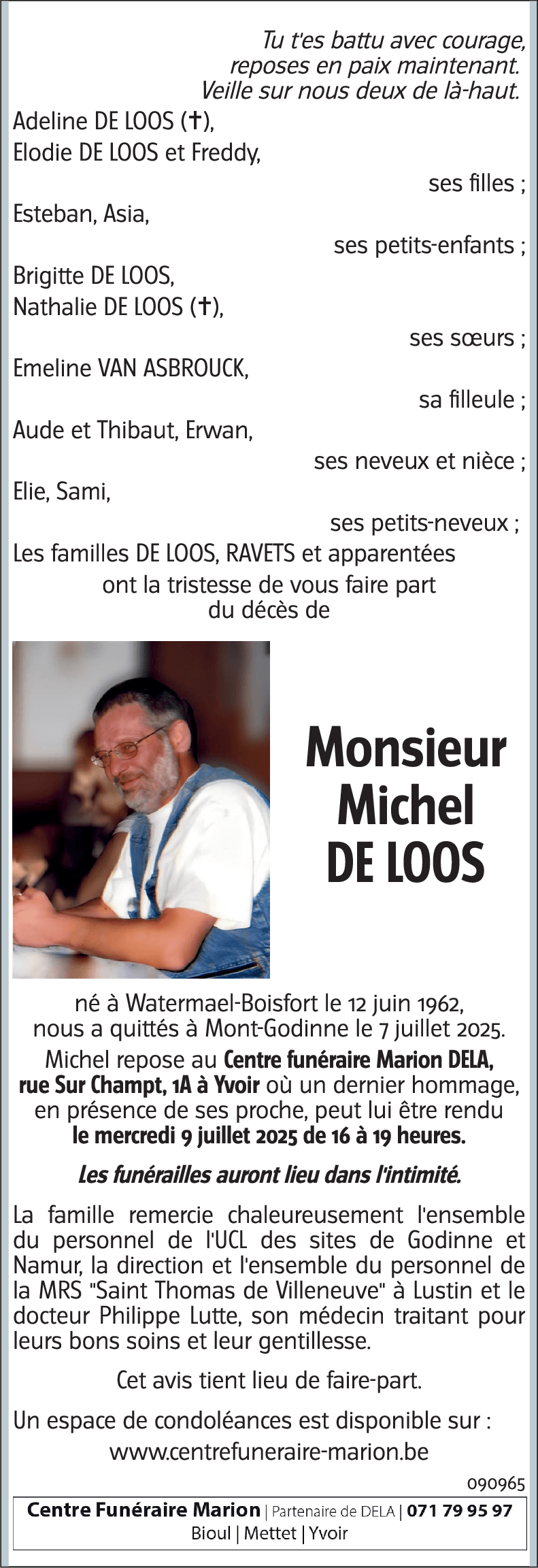Michel DE LOOS