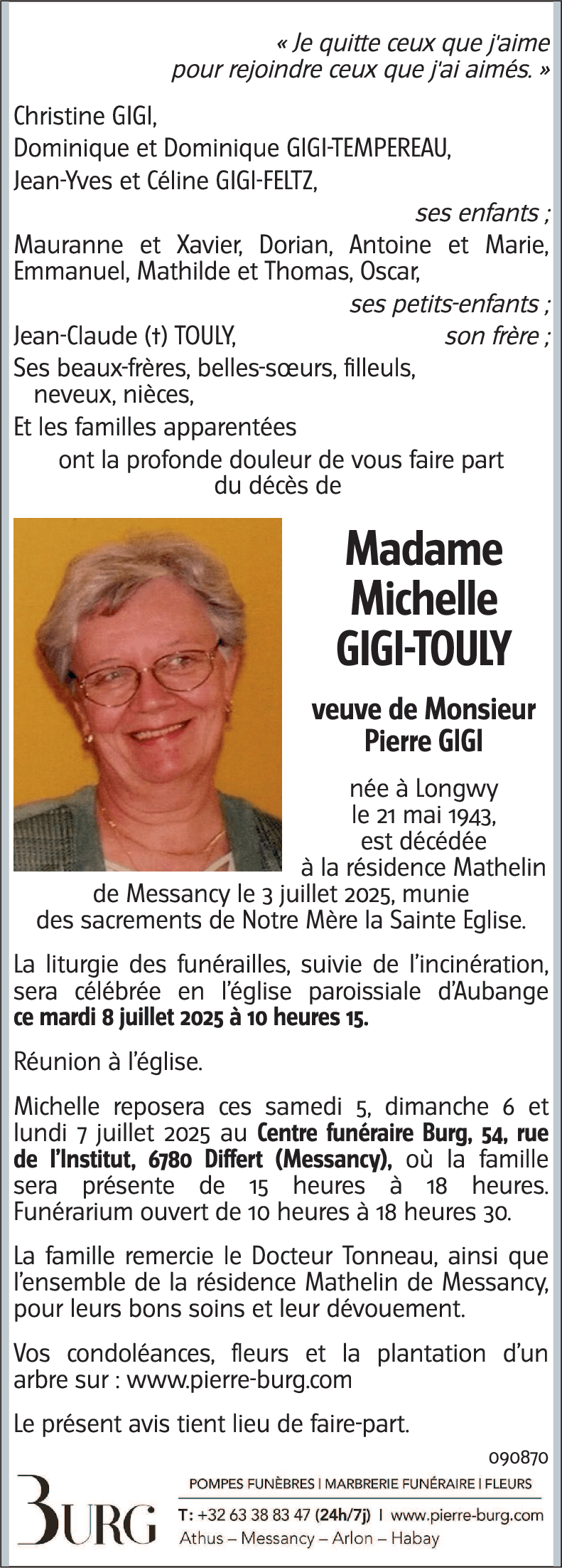 Michelle TOULY