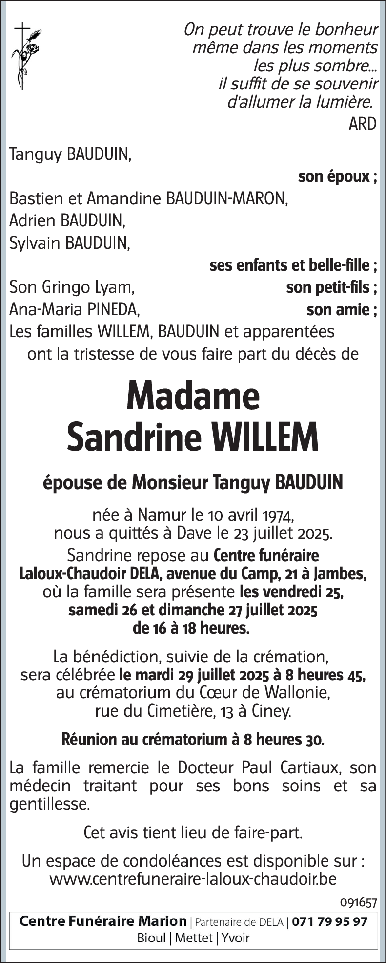 Sandrine WILLEM