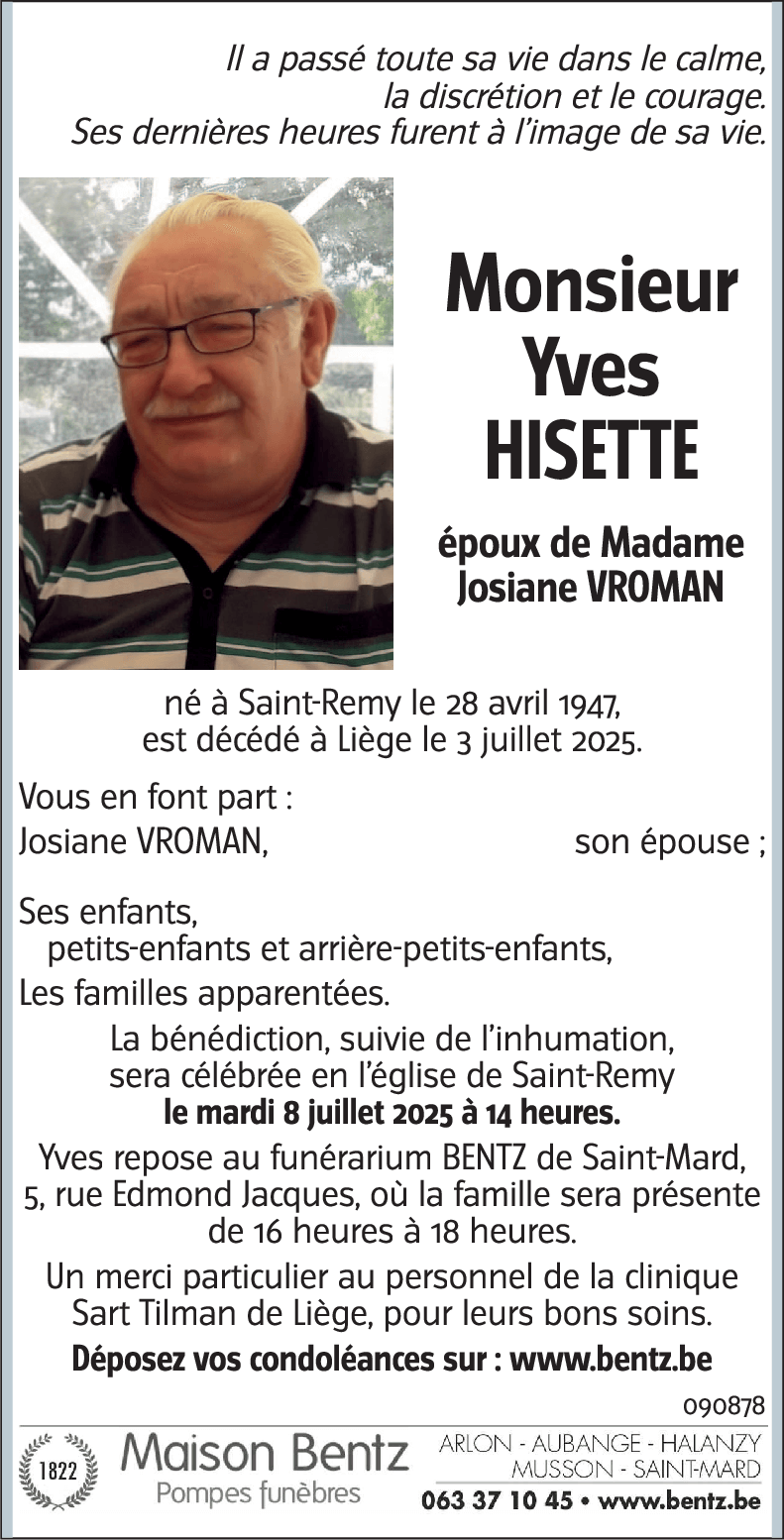 Yves HISETTE