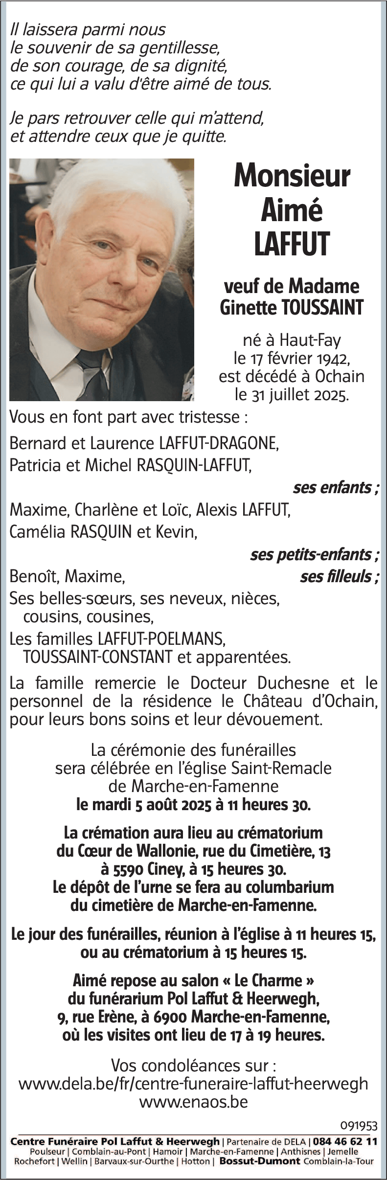 Aimé LAFFUT