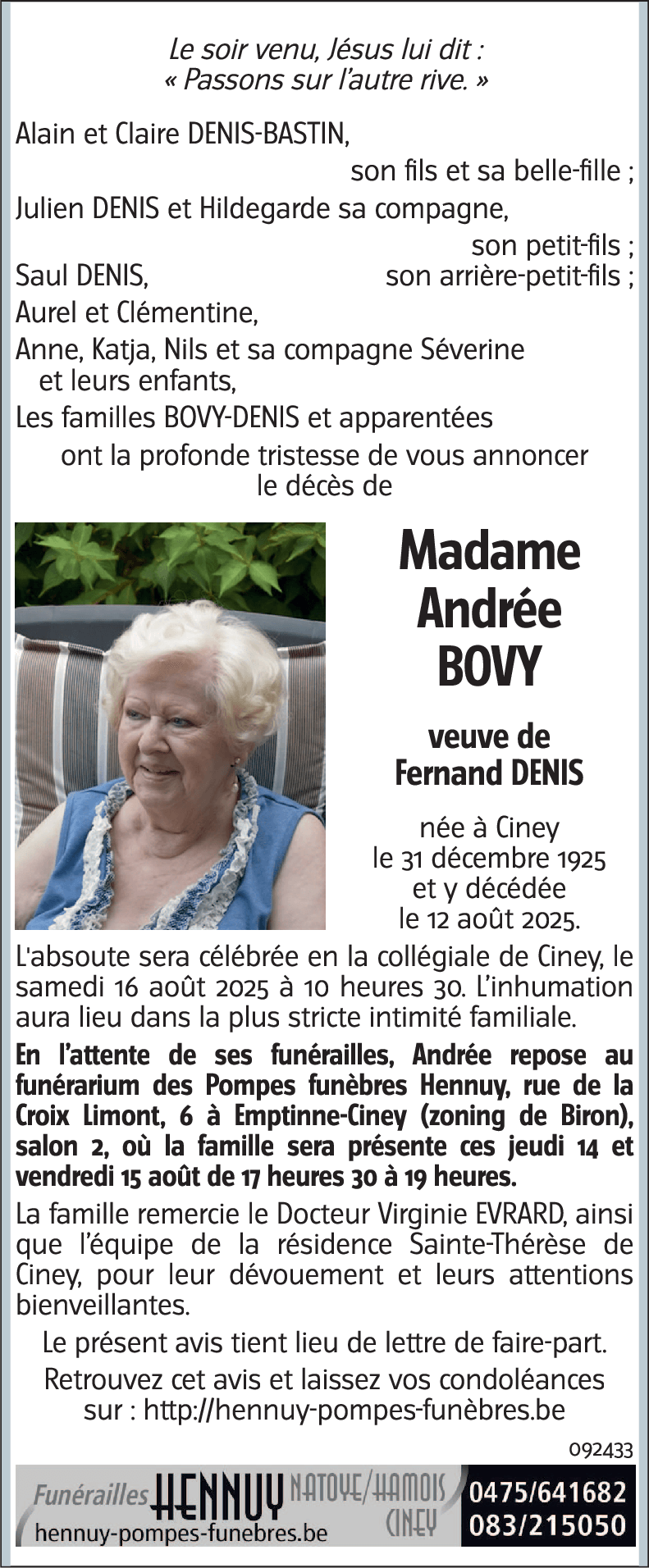 Andrée BOVY