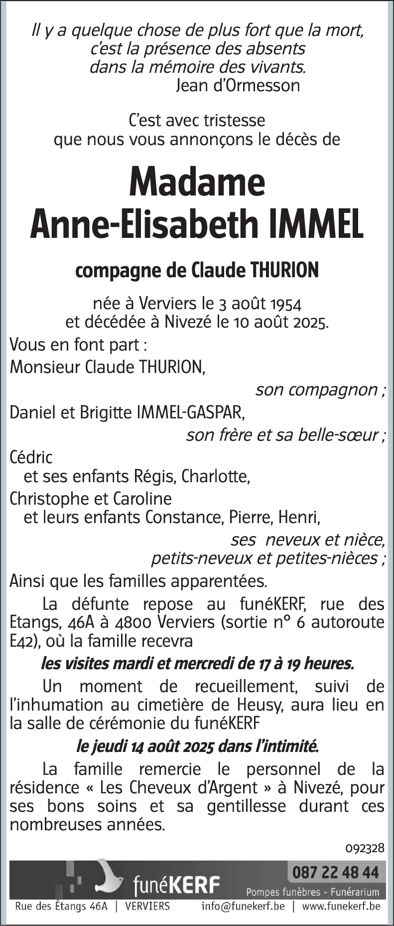 Anne-Elisabeth IMMEL