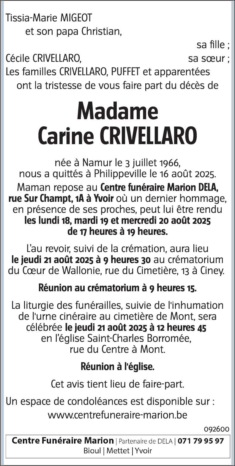 Carine CRIVELLARO