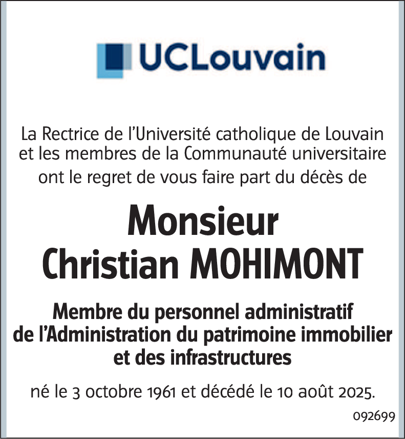 Christian MOHIMONT