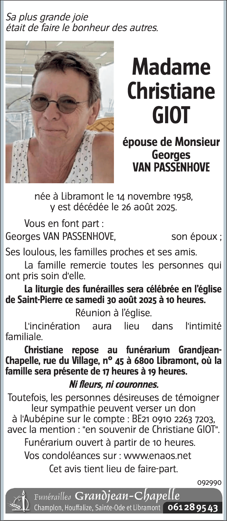 Christiane GIOT