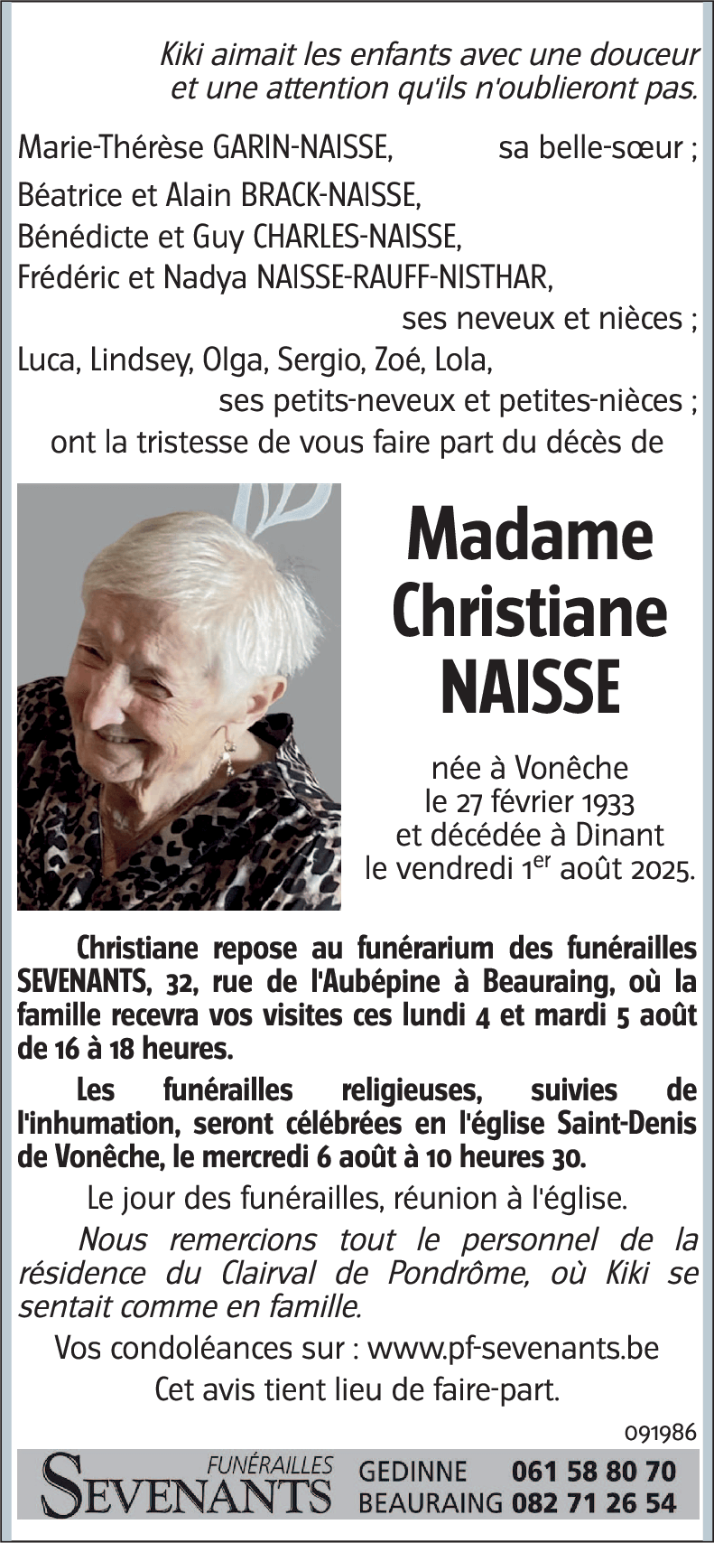 Christiane NAISSE