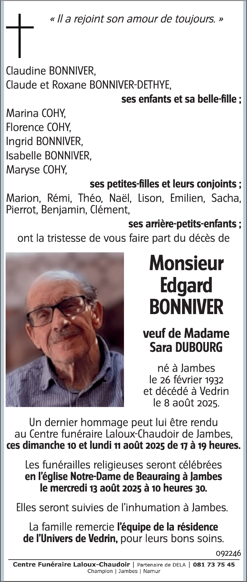 Edgard BONNIVER
