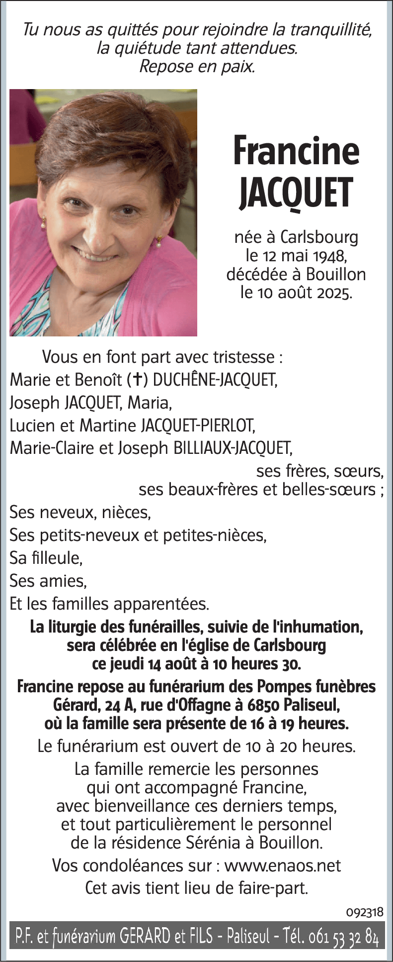 Francine JACQUET
