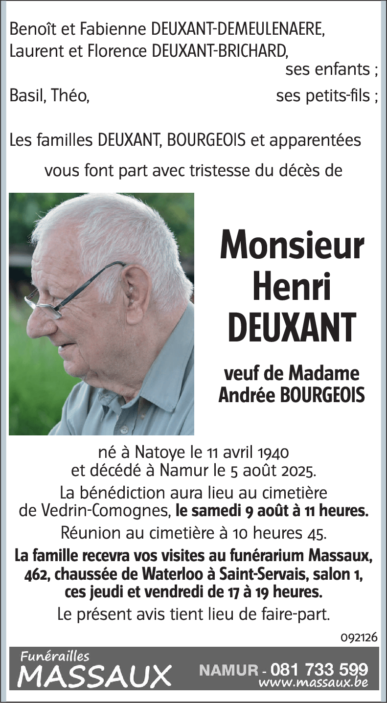 Henri DEUXANT