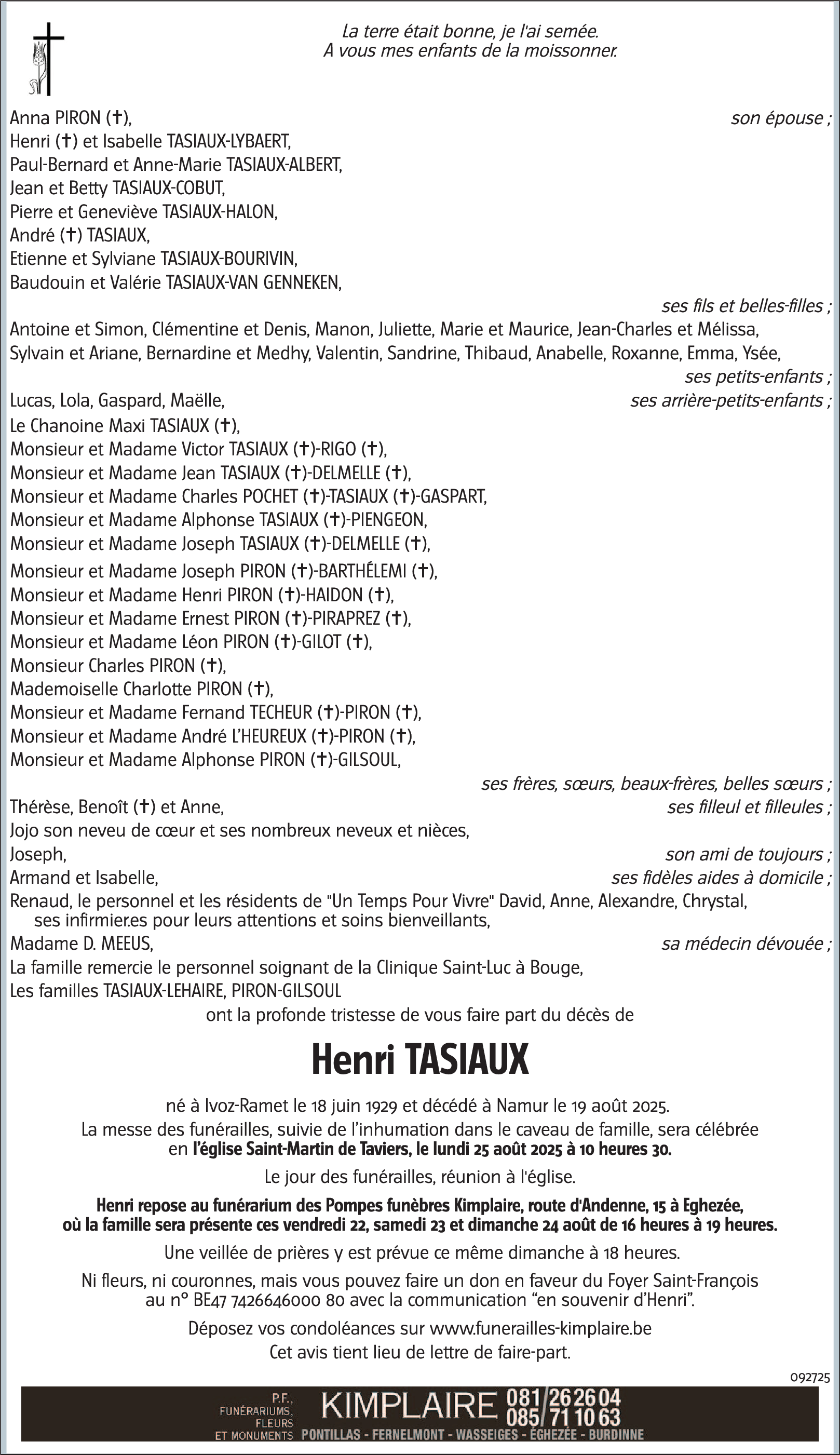 Henri TASIAUX