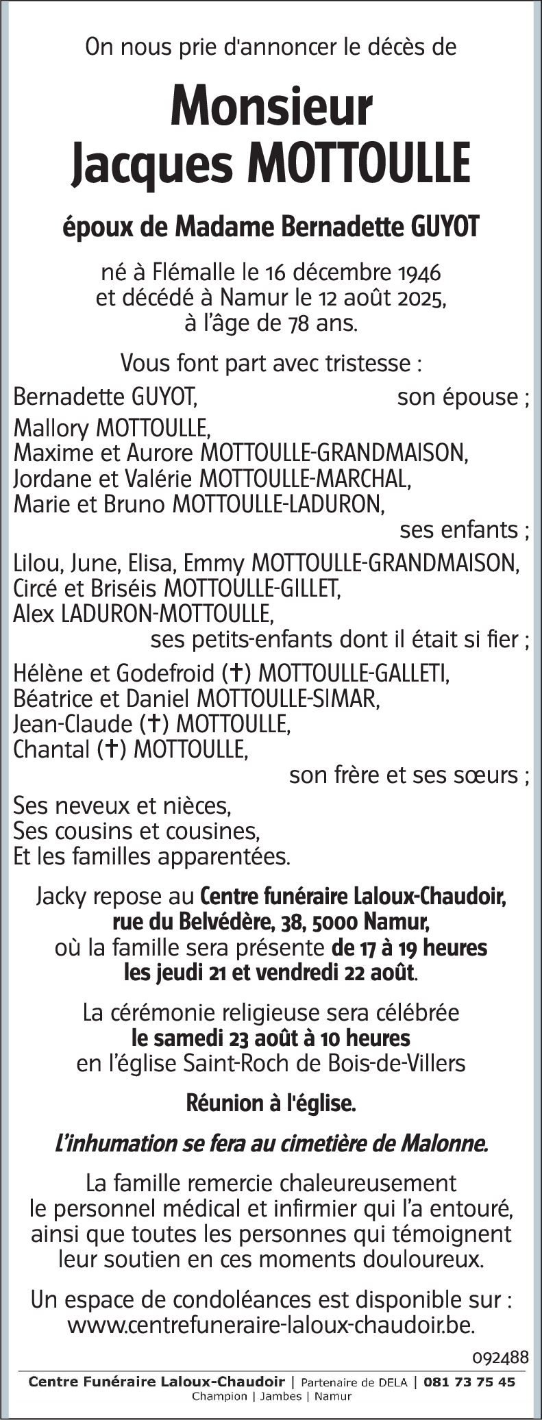 Jacques MOTTOULLE